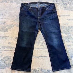 LUCKY BRAND STRETCH BOOT CUT JEAN Sz 22W PETITE Orta Premium Ginger Boot style.